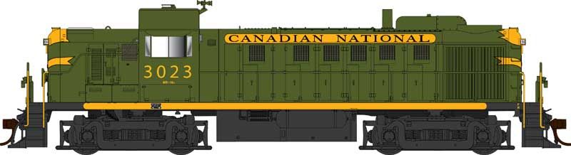 Bowser HO RS-3 Canadian National Green Road #3023